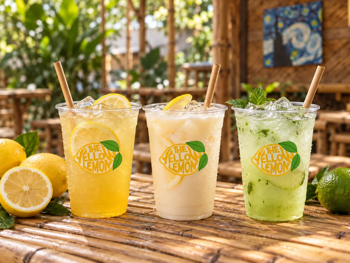 Signature lemon drinks ng The Yellow Lemon