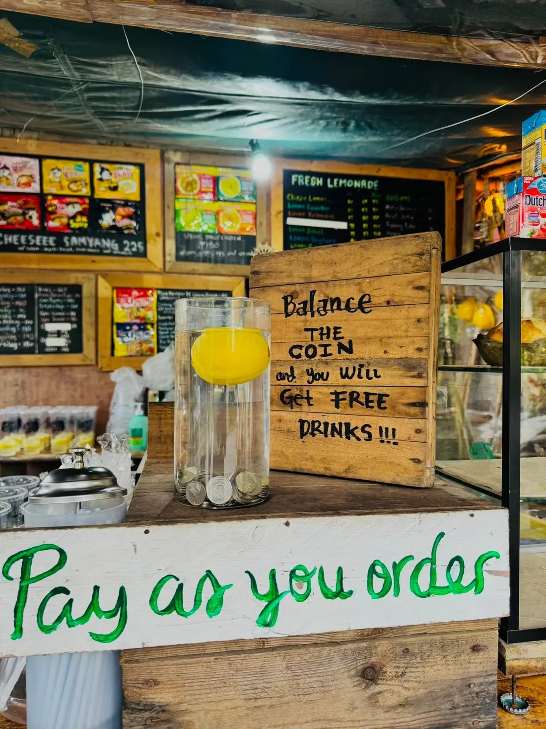 Honesty counter